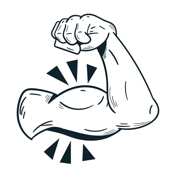 Рука Сильного Человека — стоковый вектор