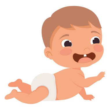 Küçük bebek yalan söyleyen karakter