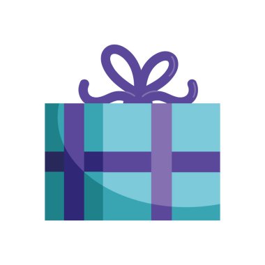 hediye kutusu simgesi izole edildi