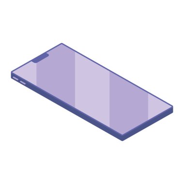 Akıllı telefon aygıtı teknolojisi izometrik simgesi