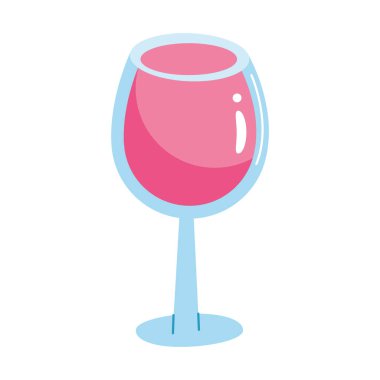 fresh wine cup drink icon