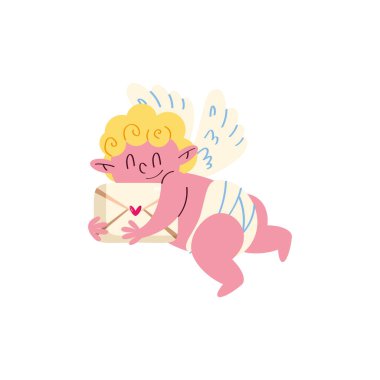 Aşk mektubu karakterli aşk meleği.