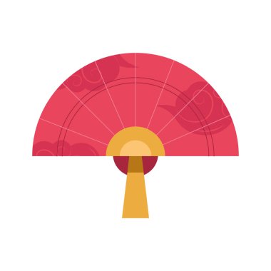 asian culture fan decorative icon