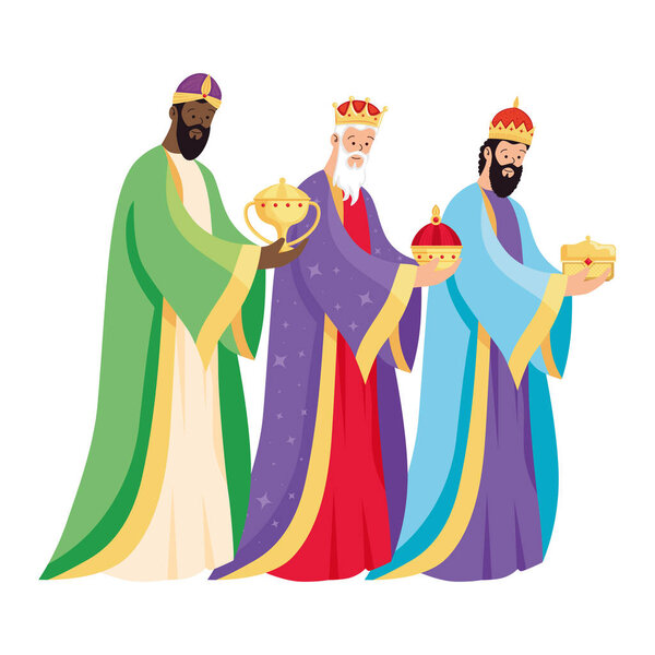 wise men walking epiphany characters