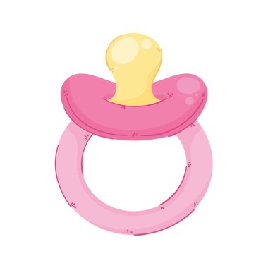 bebek pembe emzik aksesuar simgesi