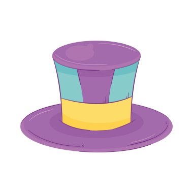 mor silindir şapka aksesuar kutlama simgesi