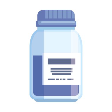 Aşı şişesi tıbbi şişe simgesi