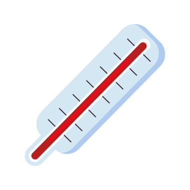 termometre laboratuvar aracı izole edilmiş simge
