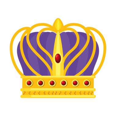 altın ve mor taç simgesi