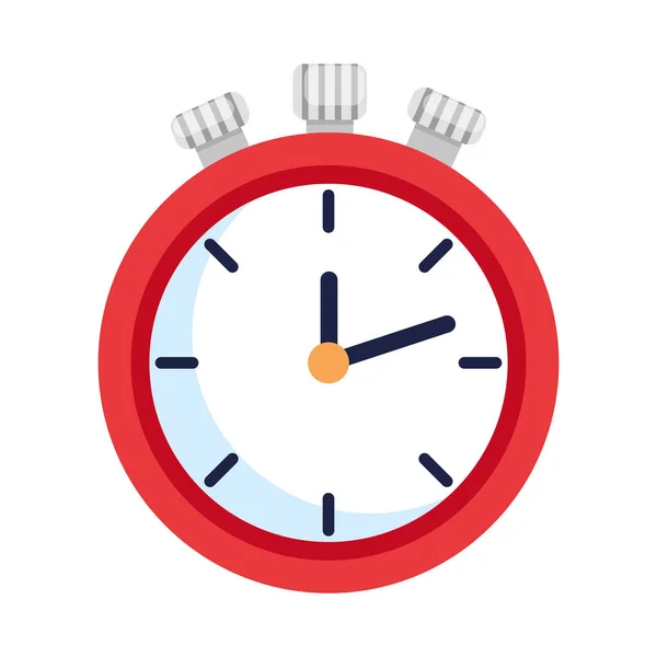 Timer Kronometer Klocka Isolerad Ikon — Stock vektor