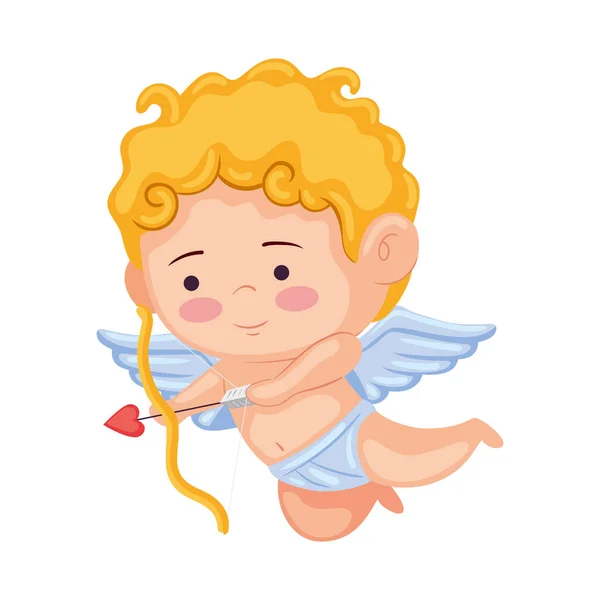 Cupid Angel Arch Character Stock Vector