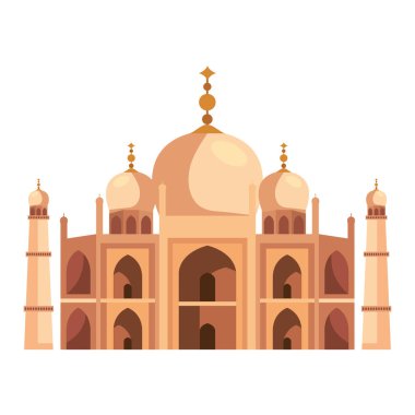 Müslüman cami cephesi geleneksel simgesi