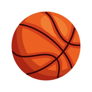 Basketbol sporu balon ekipmanı ikonu