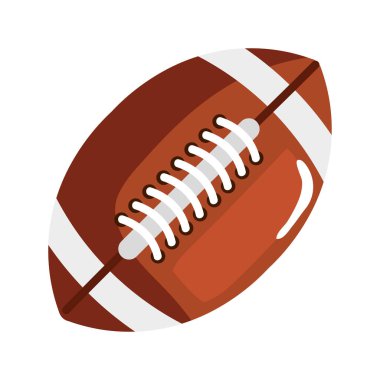 Amerikan futbol balonu ekipmanı ikonu