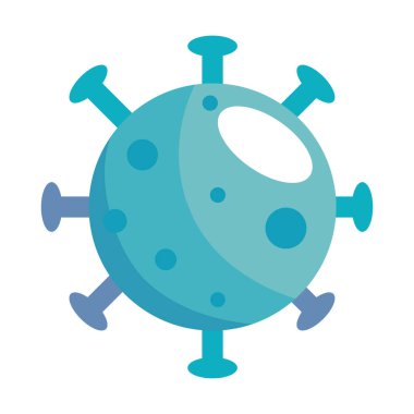 covid19 virüs parçacık salgını simgesi