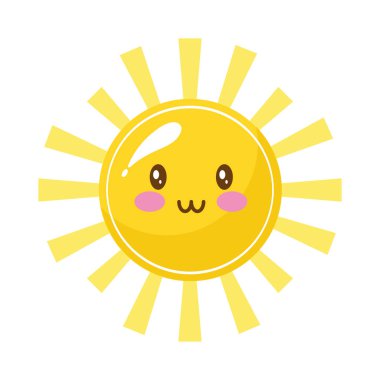 Şirin Sun Kawaii tarzı karakter