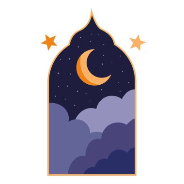 çerçeve simgesinde hilal ayı