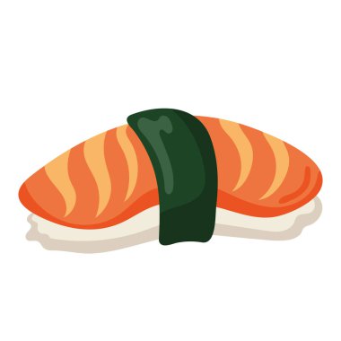 Lezzetli sashimi suşi Asya yemeği.