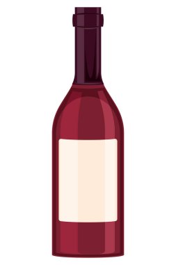 Taze kırmızı şarap Şişe ikonu