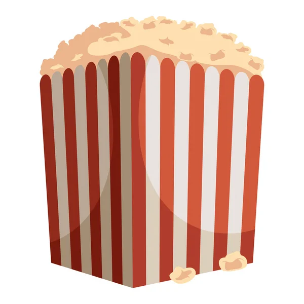 Cinema Pop Corn Bag Icon — Stock Vector
