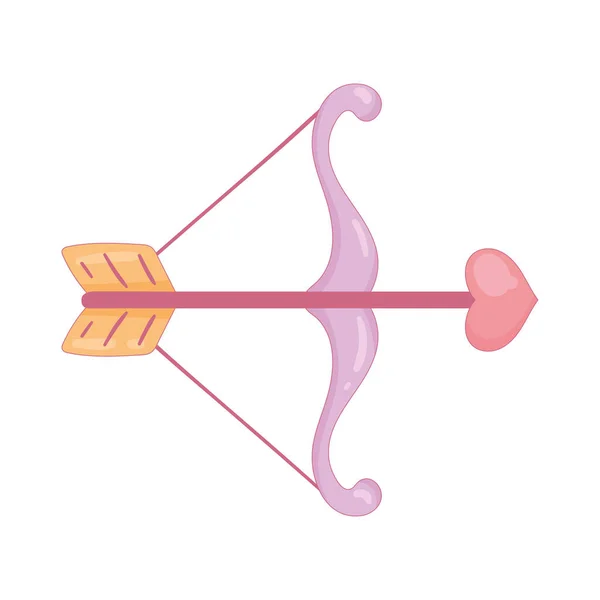 丘比特箭和拱形图标 — 图库矢量图片