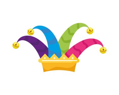 jester hat comic accessory icon
