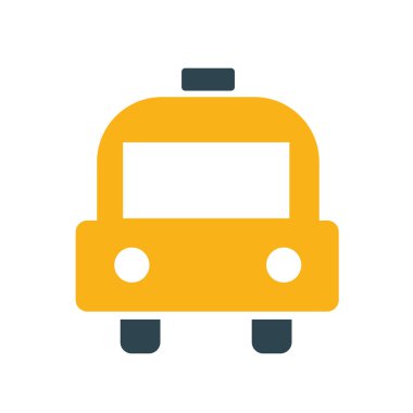 taxi service signal infographic icon