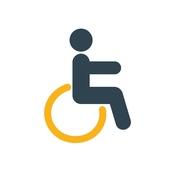 Disabled Access Signal Infographic Icon — Stockvector