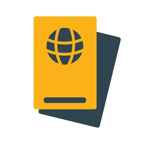 Passport Control Signal Infographic Icon — Stock Vector