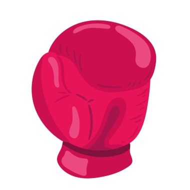 red boxing glove equipment icon