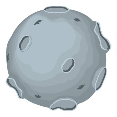 moon space outer icon isolated