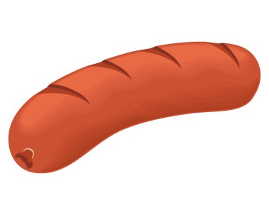 sausage butchery product icon isolated