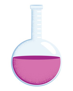 Laboratuvar test tüpü teçhizatı simgesi