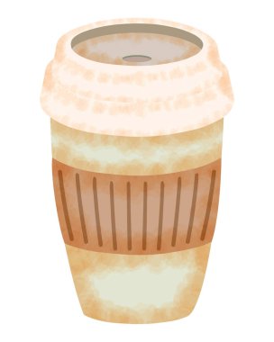 coffee take away icon isolated