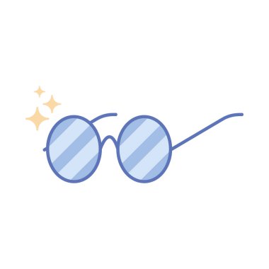 gözlük optik aksesuar izole edilmiş simge