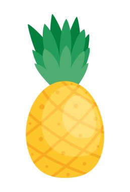fresh pineapple tropical fruit icon