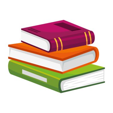 metin kitapları kitaplığı izole edilmiş simgesi