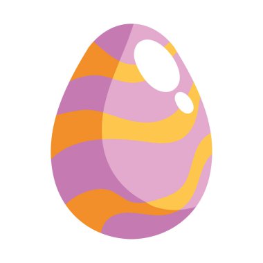 lilac spring egg painted icon