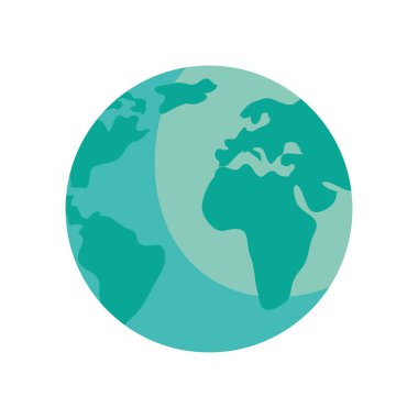 Yeşil Dünya Gezegeni Dünya ikonu