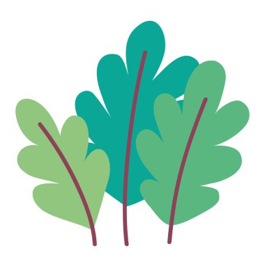 Yapraklar bitki yaprağı doğa simgesi