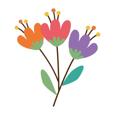 flowers spring season nature icon