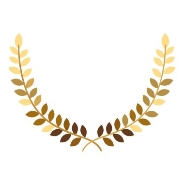 golden wreath crown ornamental icon