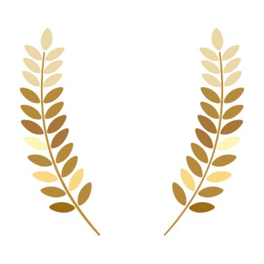 wreath crown gold emblem icon