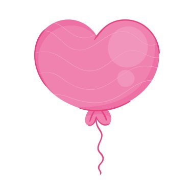 kalp balonu helyum yüzen simgesi