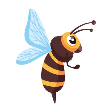 wild bee insect animal icon