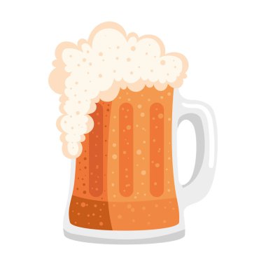 bira kavanozu izole edilmiş ikon içecek