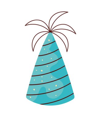 green party hat accessory icon