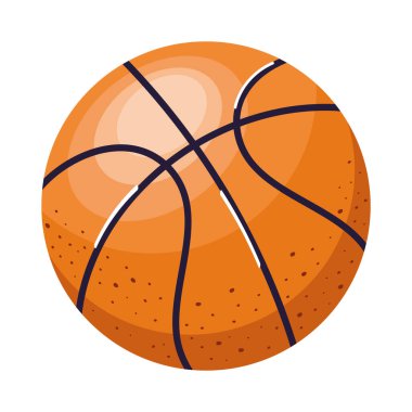 Basketbol balonu spor malzemeleri ikonu