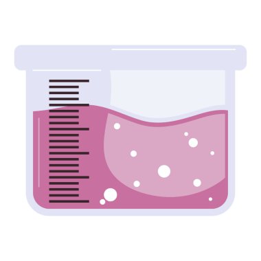 laboratory pot with liquid icon