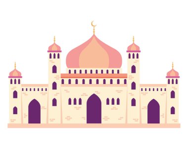 taj mahal muslim mosque icon